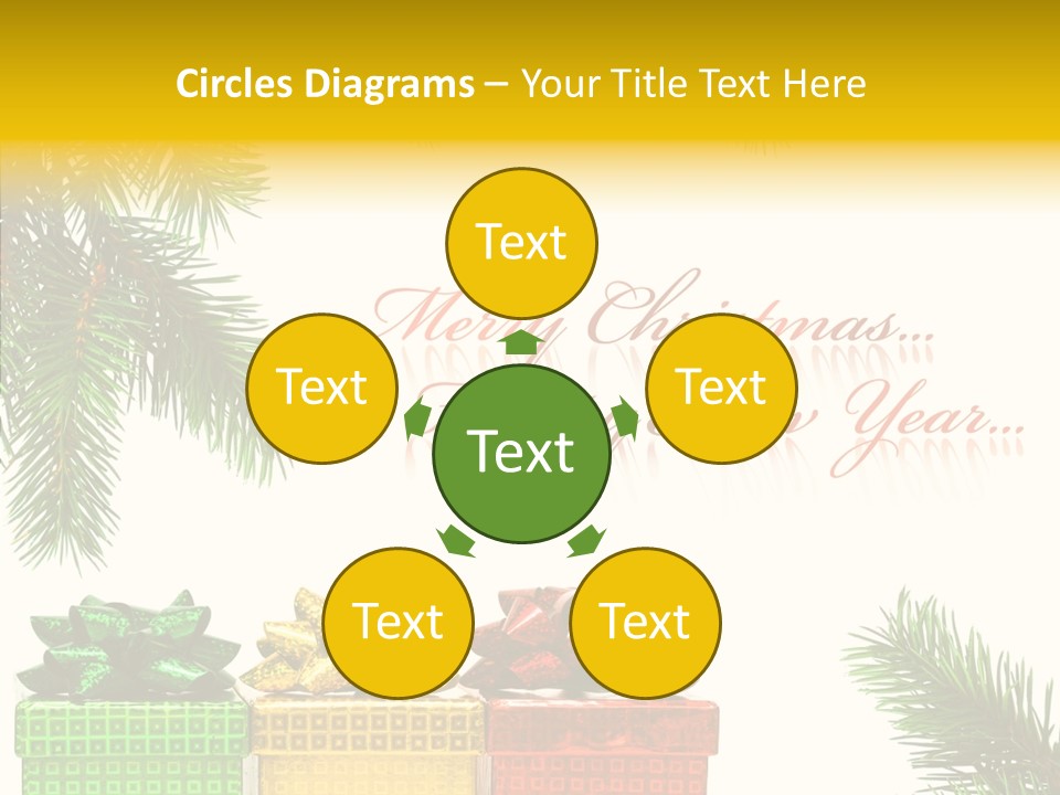 Celebrate Needle Happy PowerPoint Template