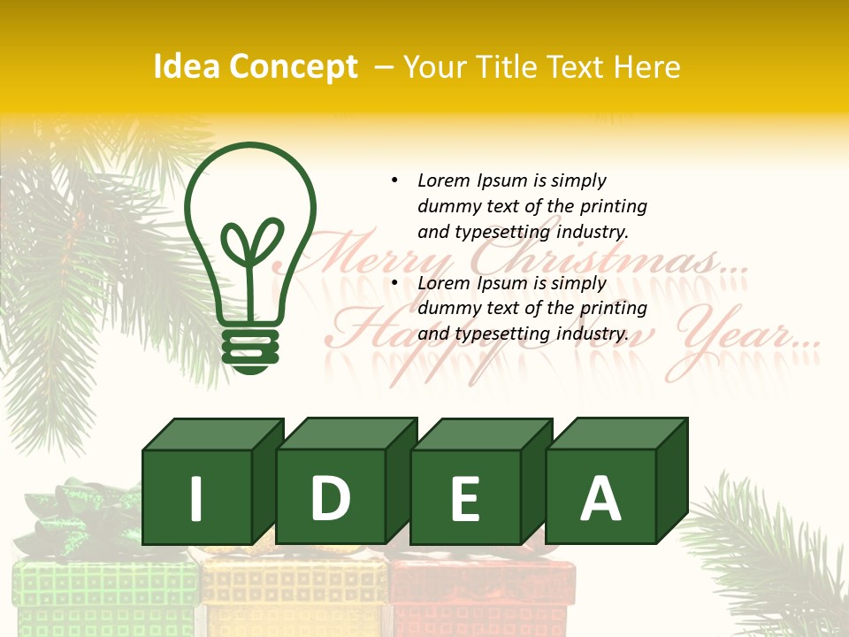 Celebrate Needle Happy PowerPoint Template