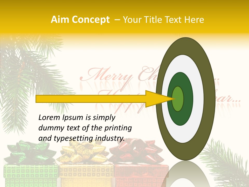 Celebrate Needle Happy PowerPoint Template