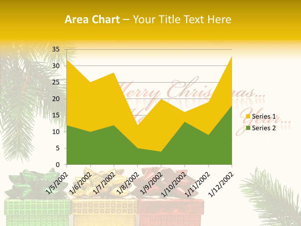 Celebrate Needle Happy PowerPoint Template