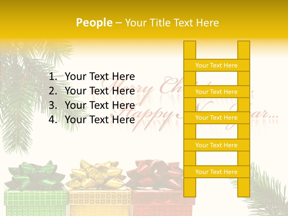 Celebrate Needle Happy PowerPoint Template