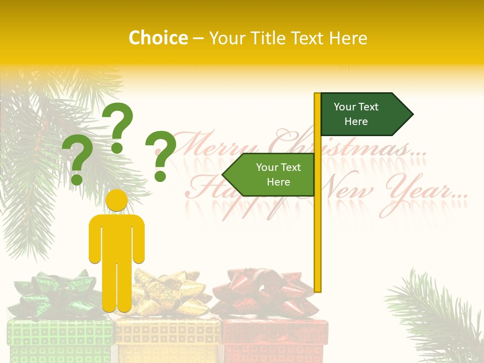 Celebrate Needle Happy PowerPoint Template