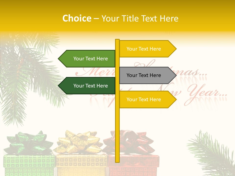 Celebrate Needle Happy PowerPoint Template