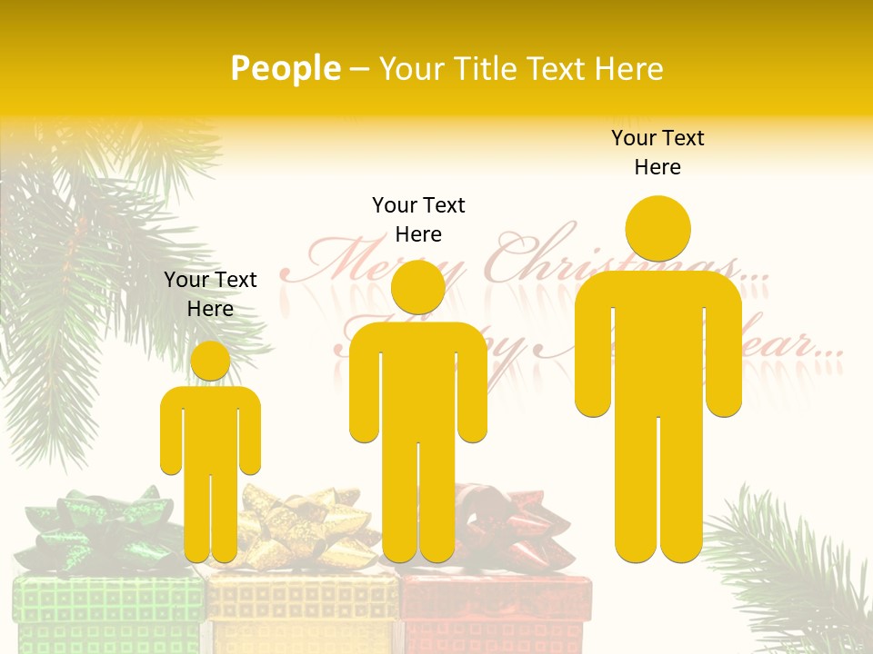 Celebrate Needle Happy PowerPoint Template