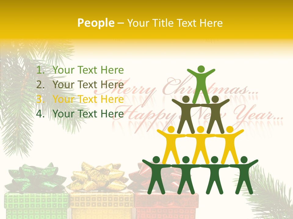 Celebrate Needle Happy PowerPoint Template