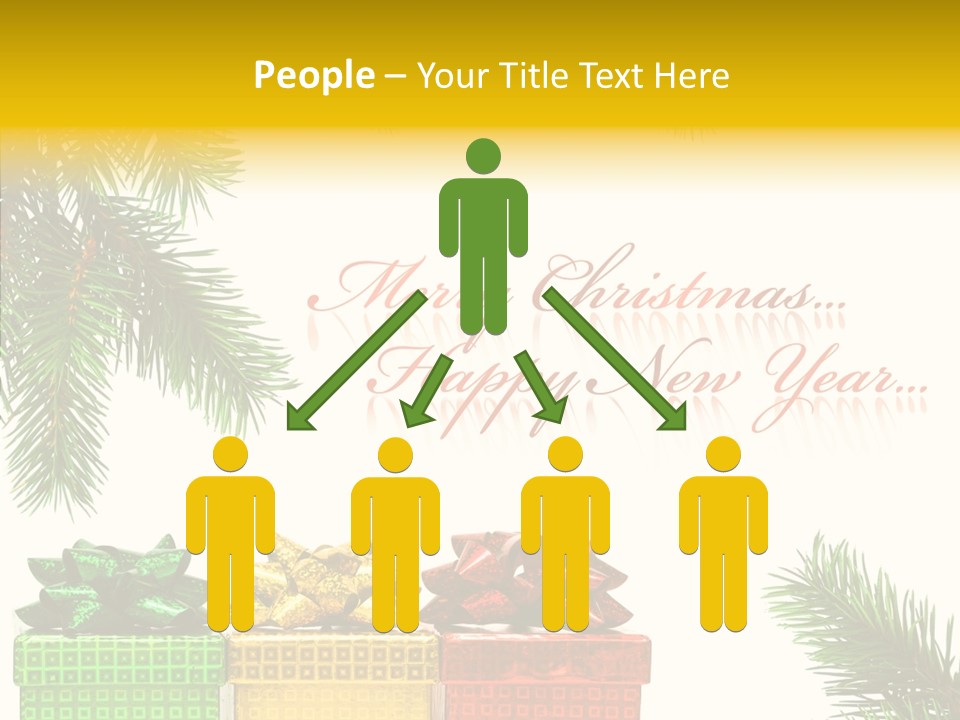 Celebrate Needle Happy PowerPoint Template