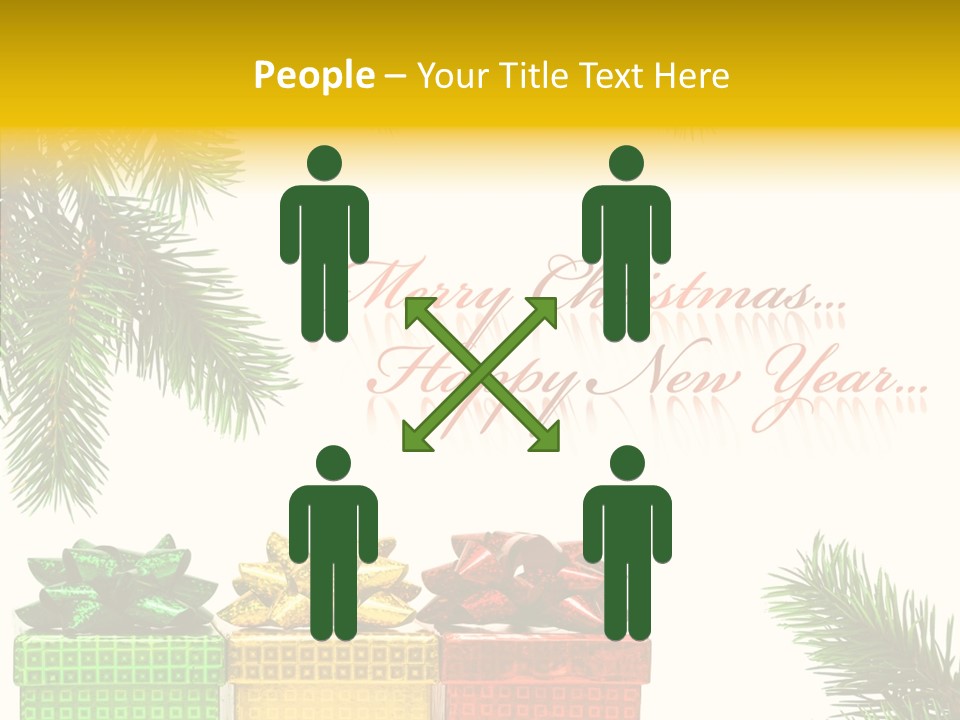 Celebrate Needle Happy PowerPoint Template