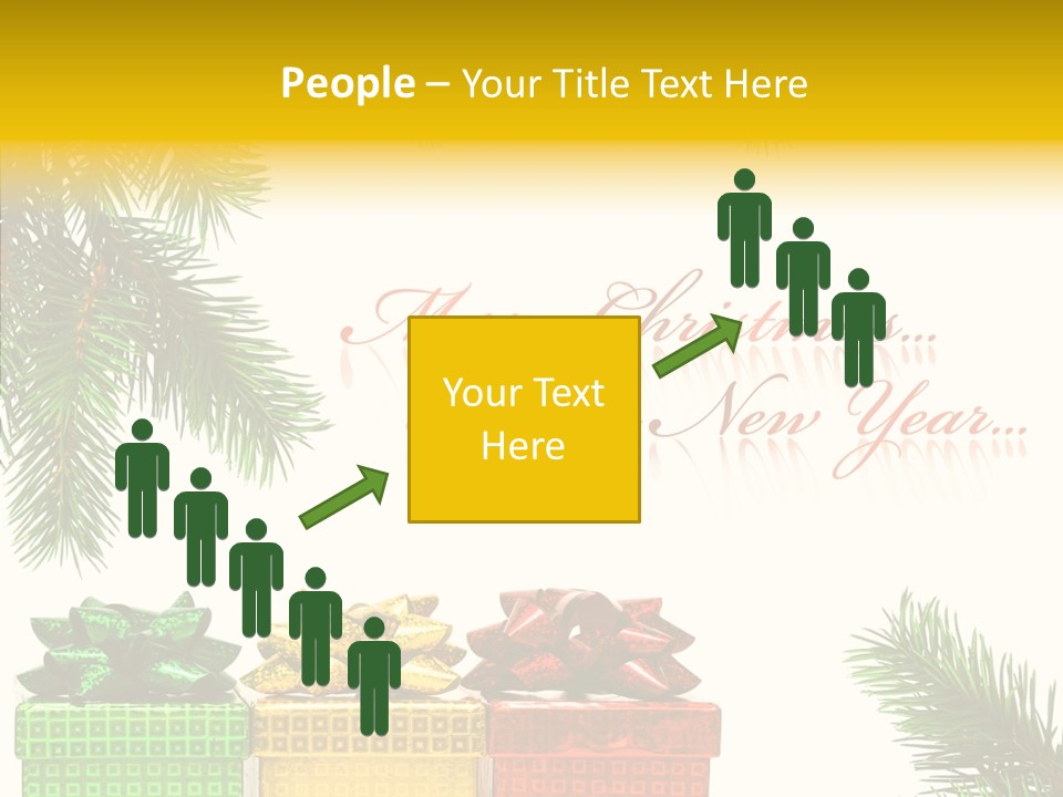 Celebrate Needle Happy PowerPoint Template