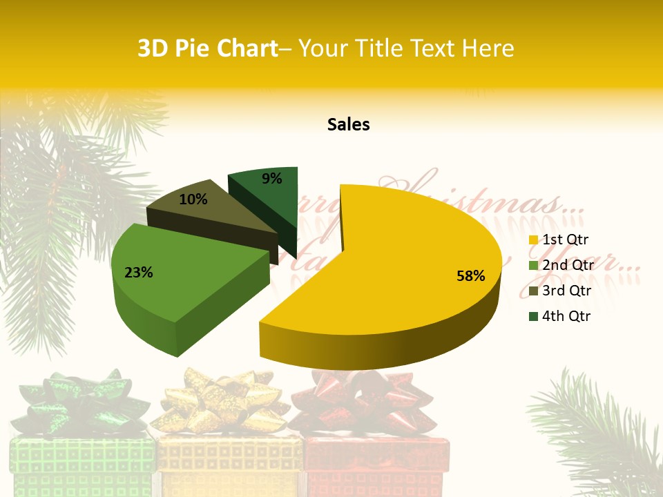 Celebrate Needle Happy PowerPoint Template