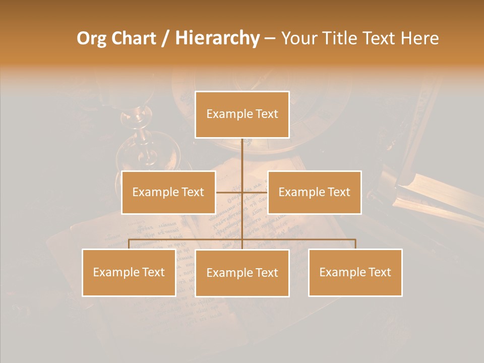 Imagination Gold Fabric PowerPoint Template