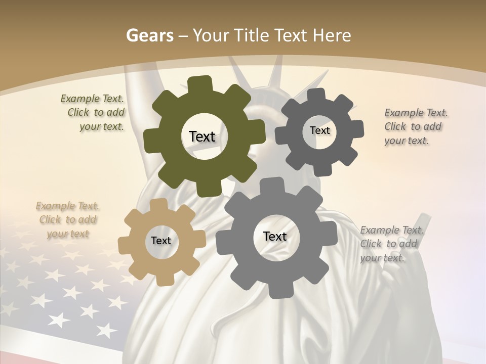 Old Patriotic Proud PowerPoint Template