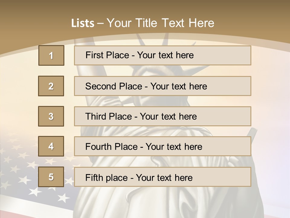 Old Patriotic Proud PowerPoint Template