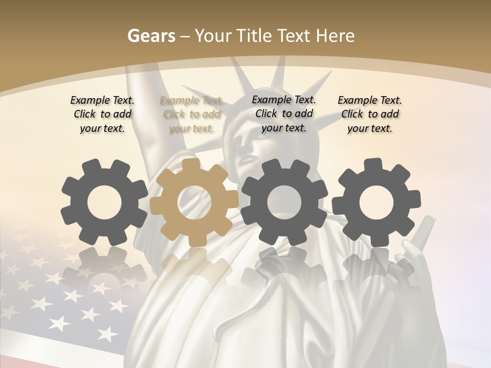 Old Patriotic Proud PowerPoint Template