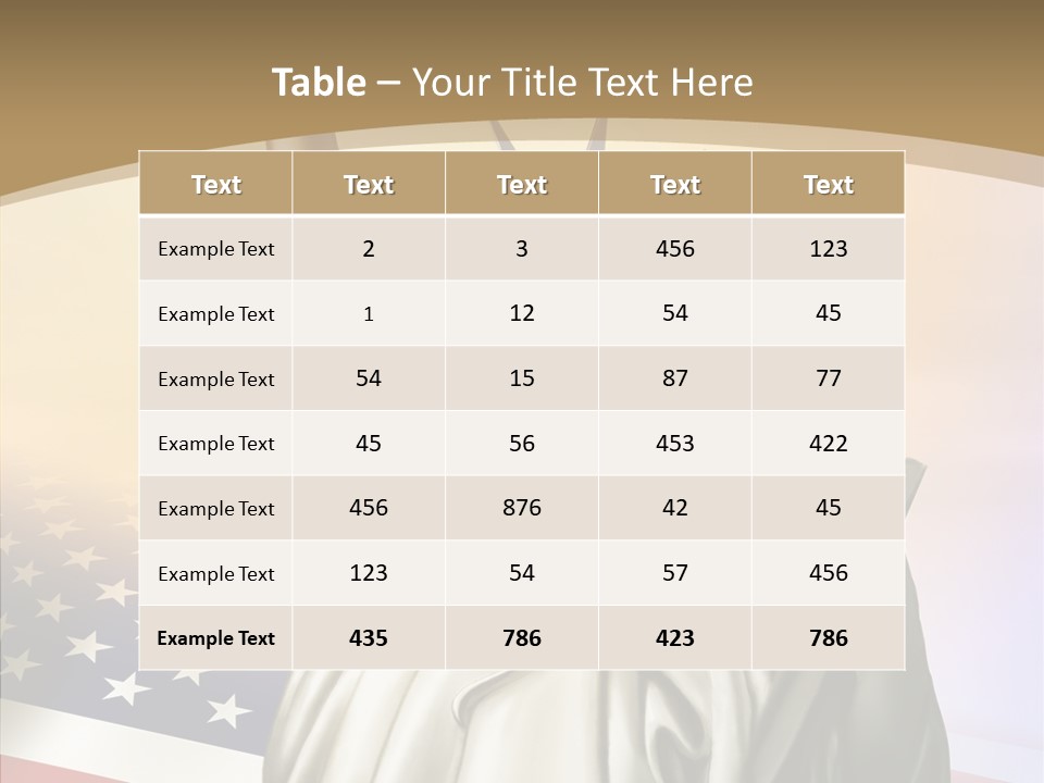 Old Patriotic Proud PowerPoint Template