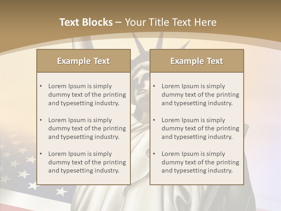 Old Patriotic Proud PowerPoint Template