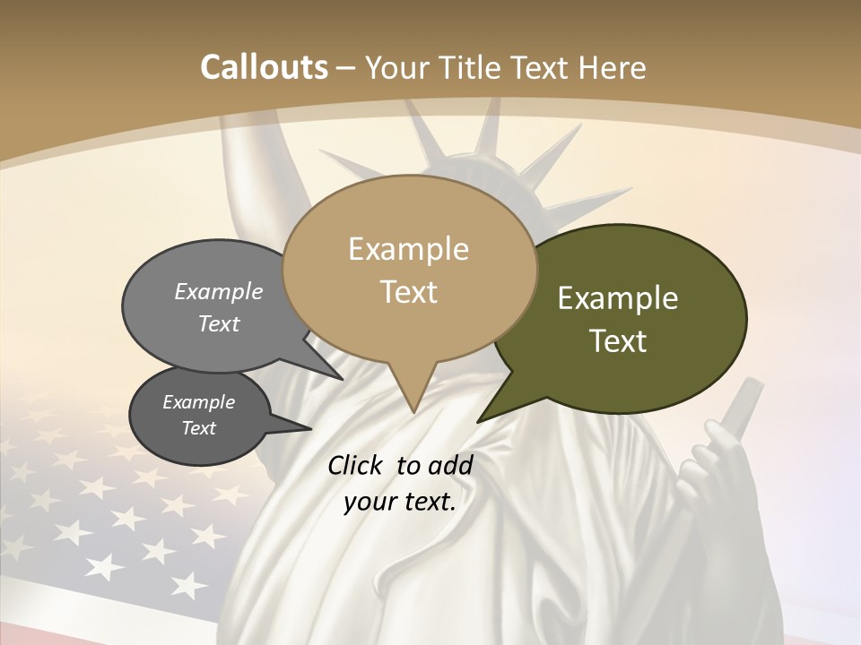 Old Patriotic Proud PowerPoint Template