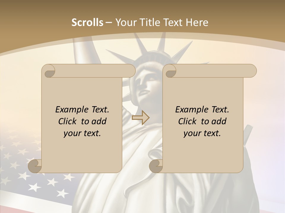 Old Patriotic Proud PowerPoint Template