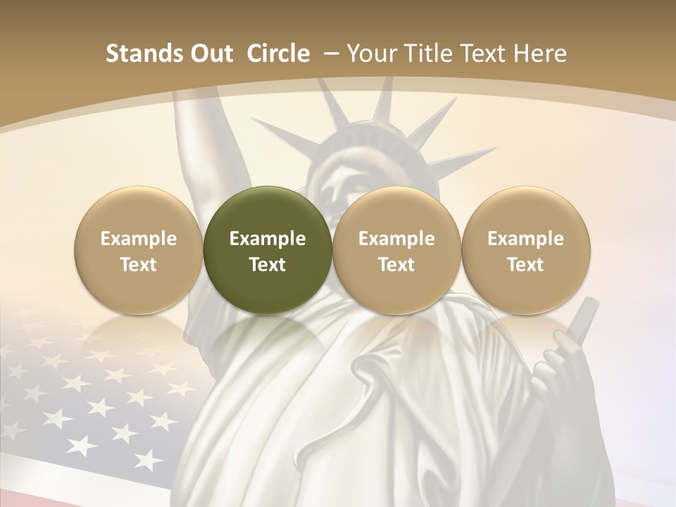 Old Patriotic Proud PowerPoint Template