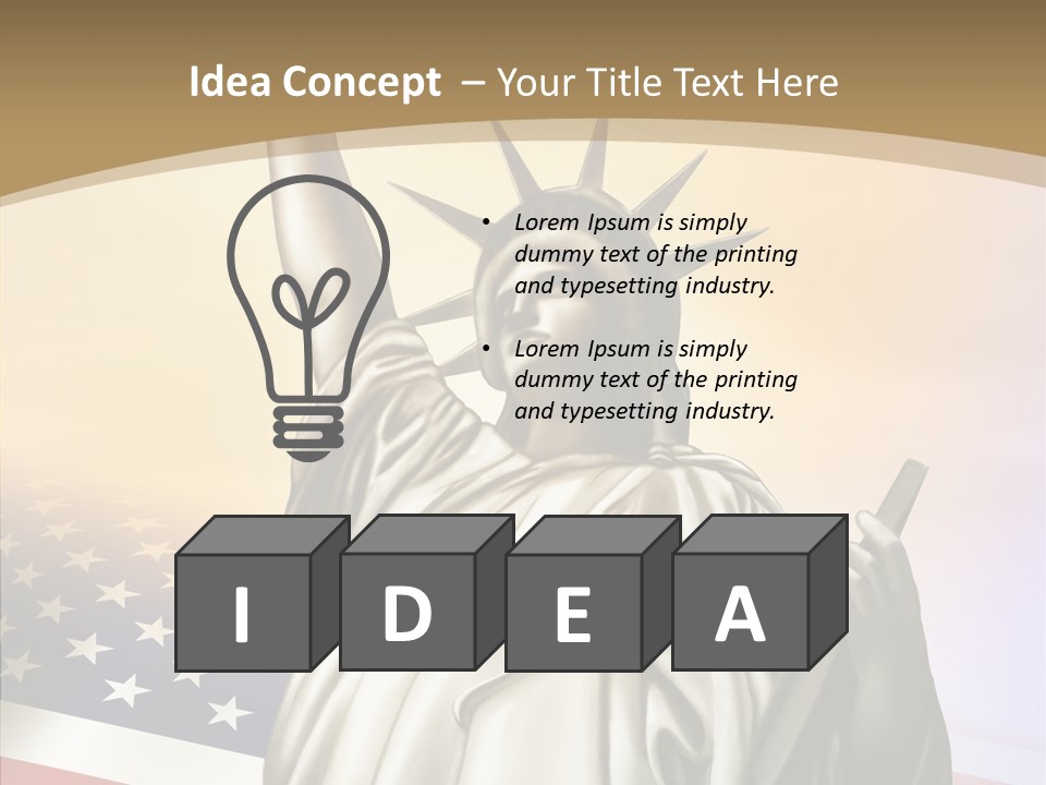 Old Patriotic Proud PowerPoint Template