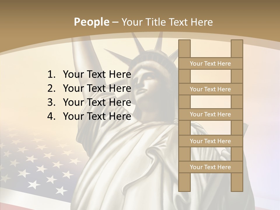 Old Patriotic Proud PowerPoint Template