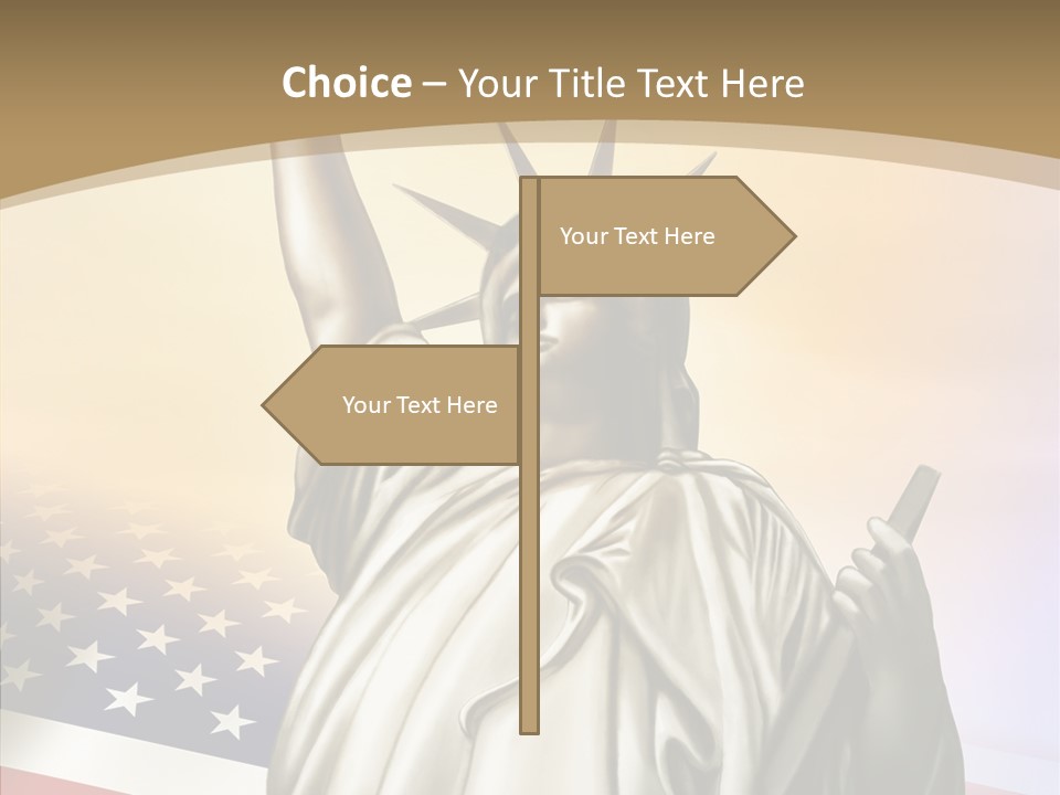 Old Patriotic Proud PowerPoint Template