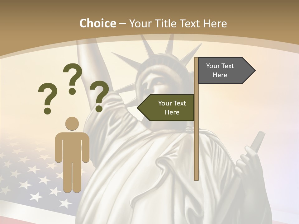 Old Patriotic Proud PowerPoint Template