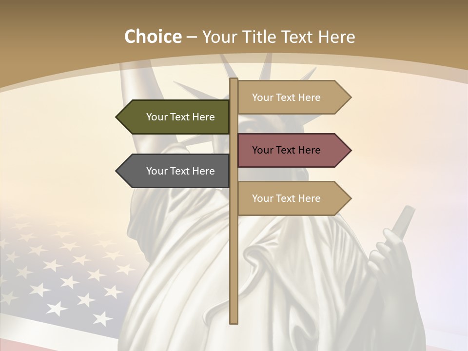 Old Patriotic Proud PowerPoint Template