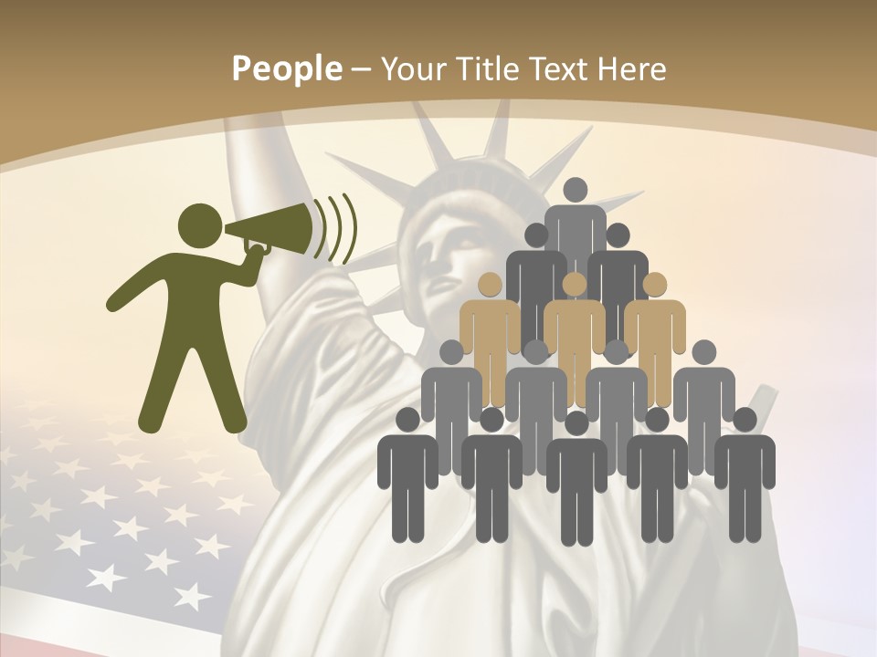 Old Patriotic Proud PowerPoint Template