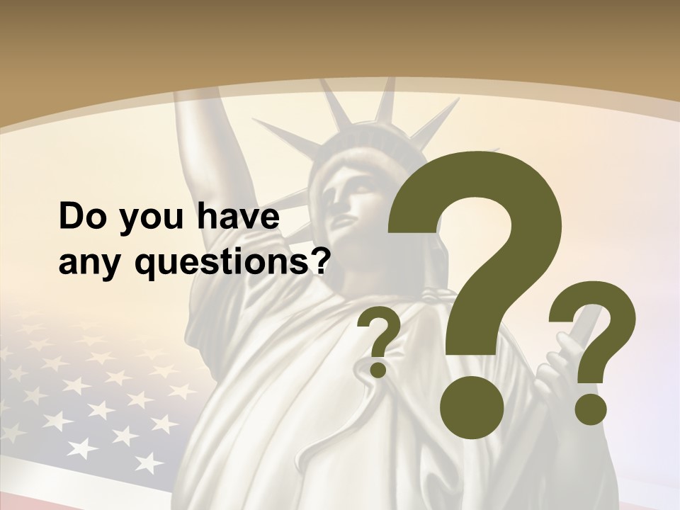 Old Patriotic Proud PowerPoint Template