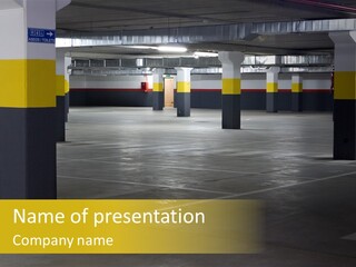 Concrete Shop Wide PowerPoint Template