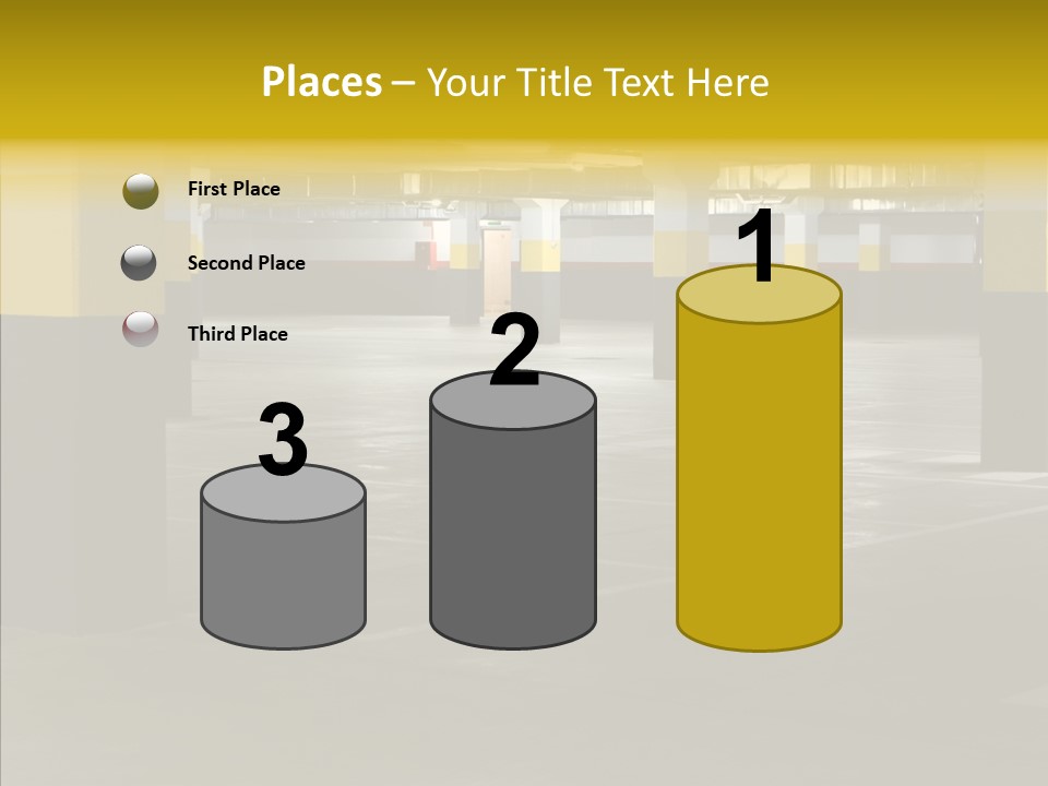 Concrete Shop Wide PowerPoint Template