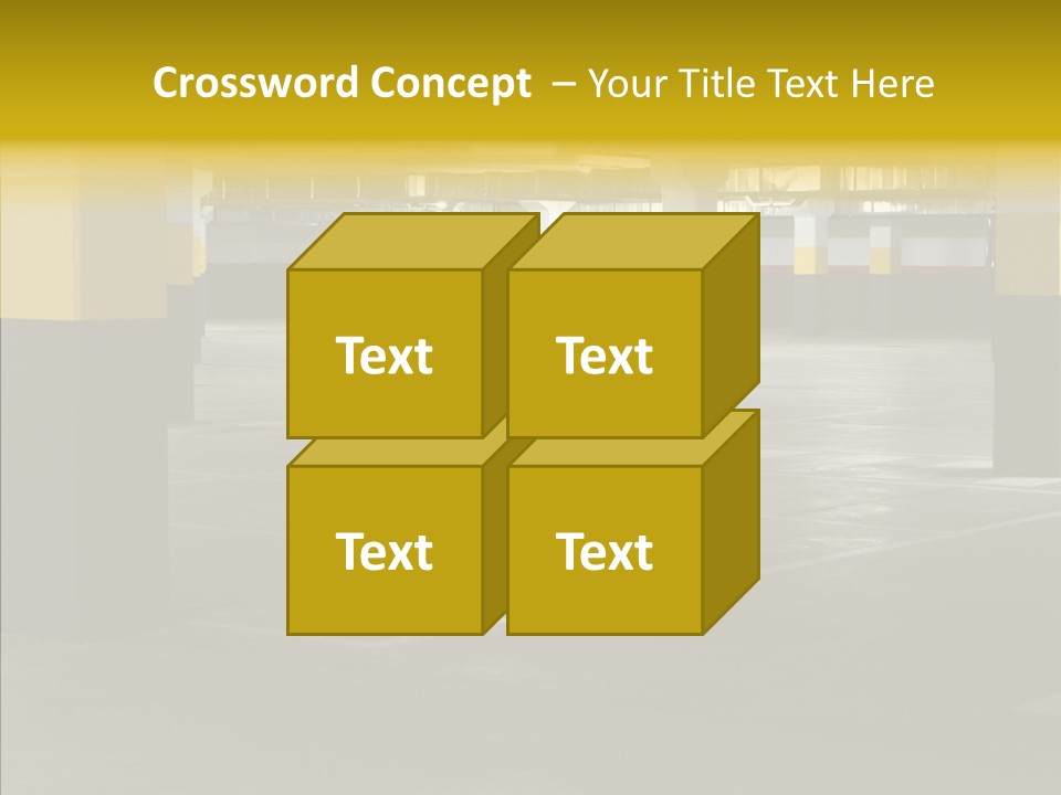 Concrete Shop Wide PowerPoint Template