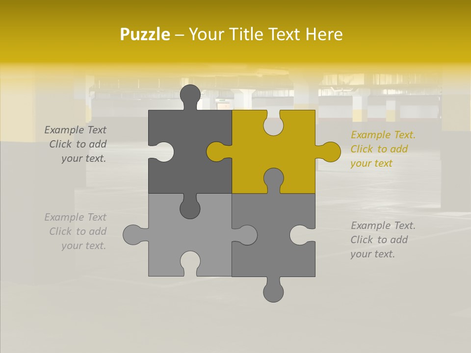 Concrete Shop Wide PowerPoint Template