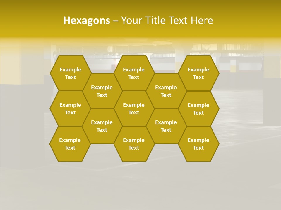 Concrete Shop Wide PowerPoint Template