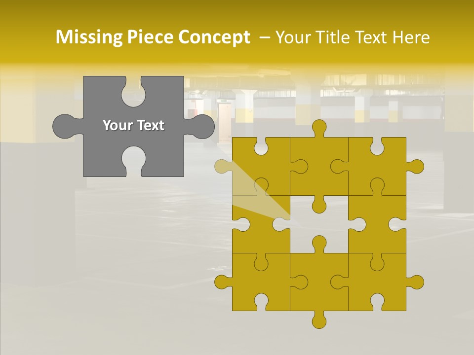 Concrete Shop Wide PowerPoint Template