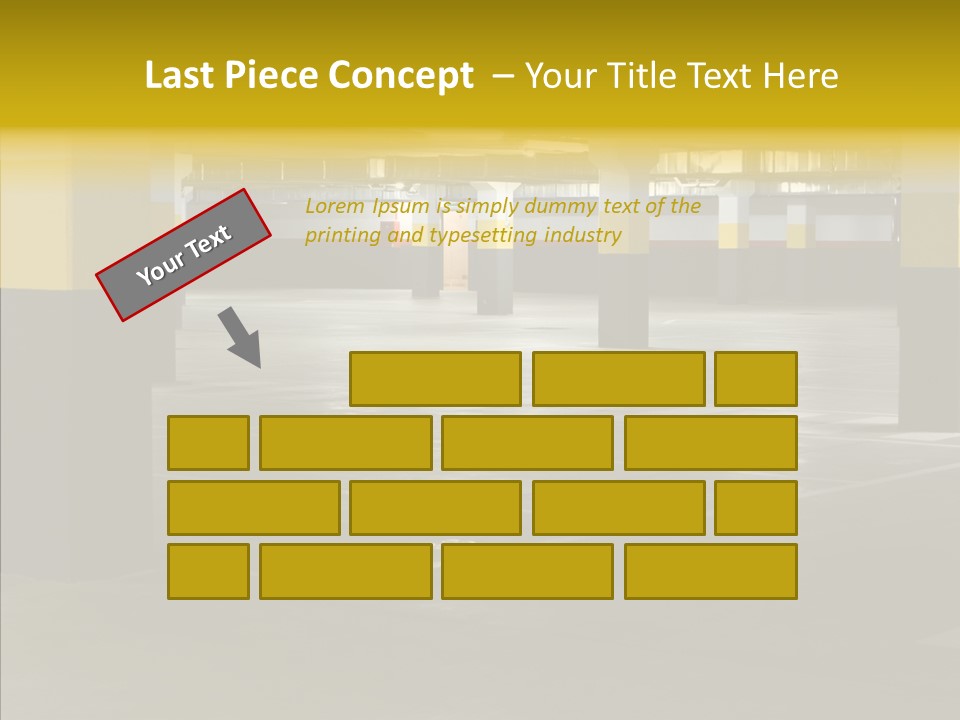 Concrete Shop Wide PowerPoint Template