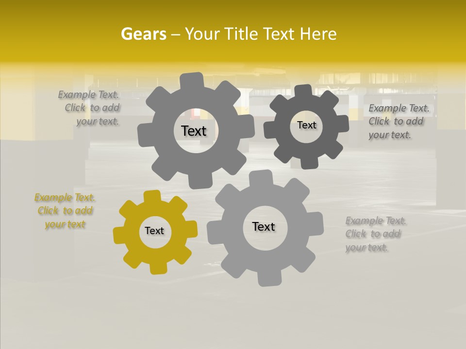 Concrete Shop Wide PowerPoint Template