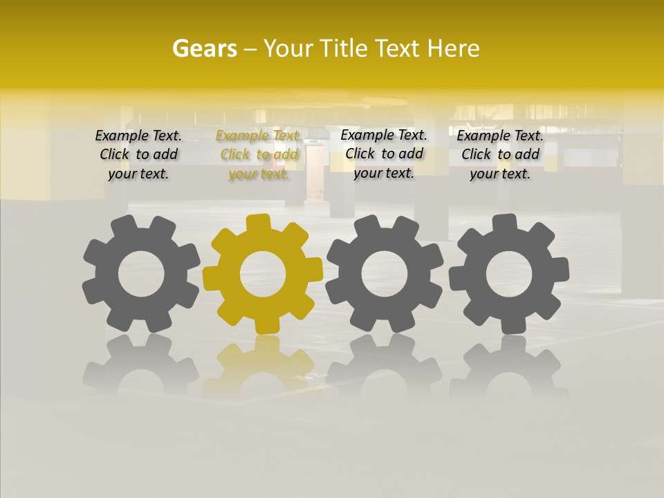 Concrete Shop Wide PowerPoint Template