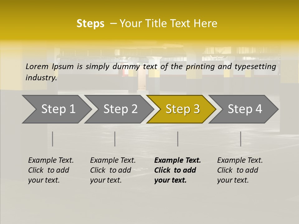 Concrete Shop Wide PowerPoint Template