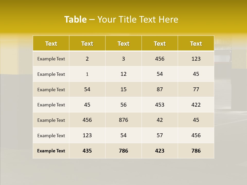 Concrete Shop Wide PowerPoint Template