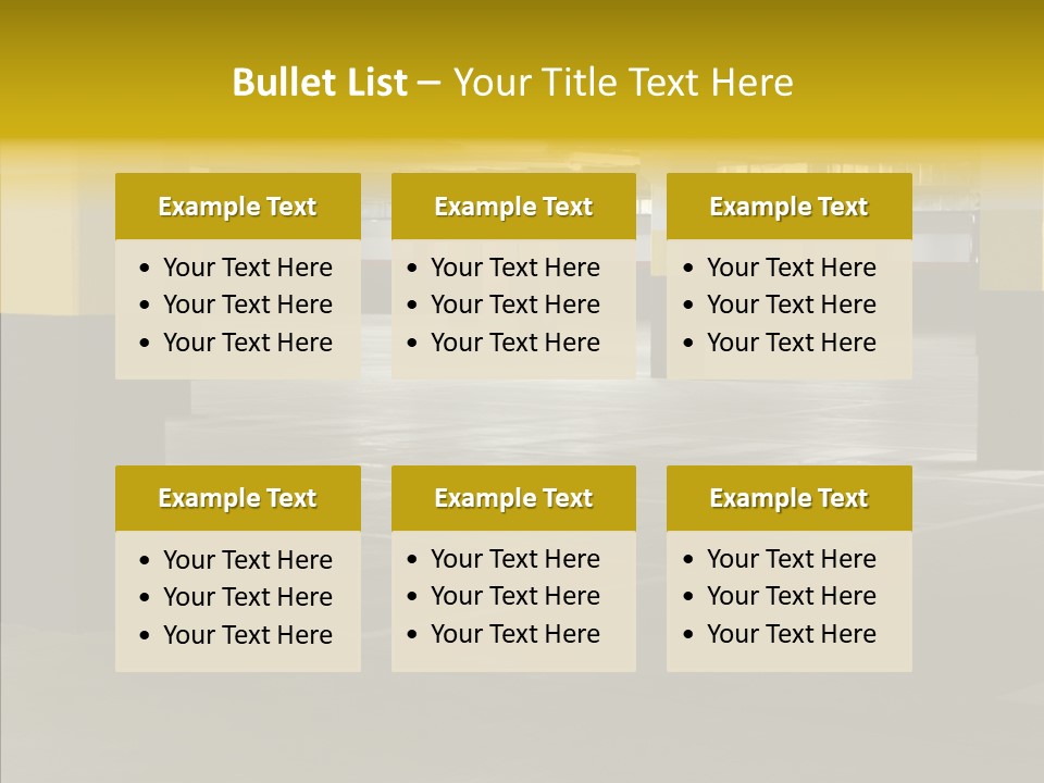 Concrete Shop Wide PowerPoint Template