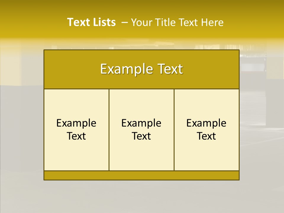 Concrete Shop Wide PowerPoint Template