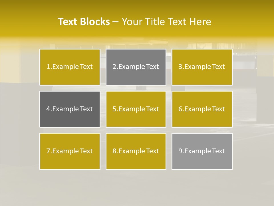 Concrete Shop Wide PowerPoint Template
