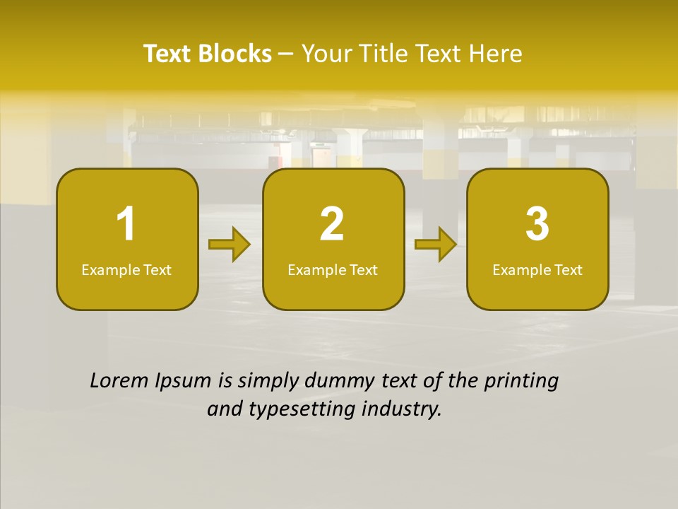 Concrete Shop Wide PowerPoint Template