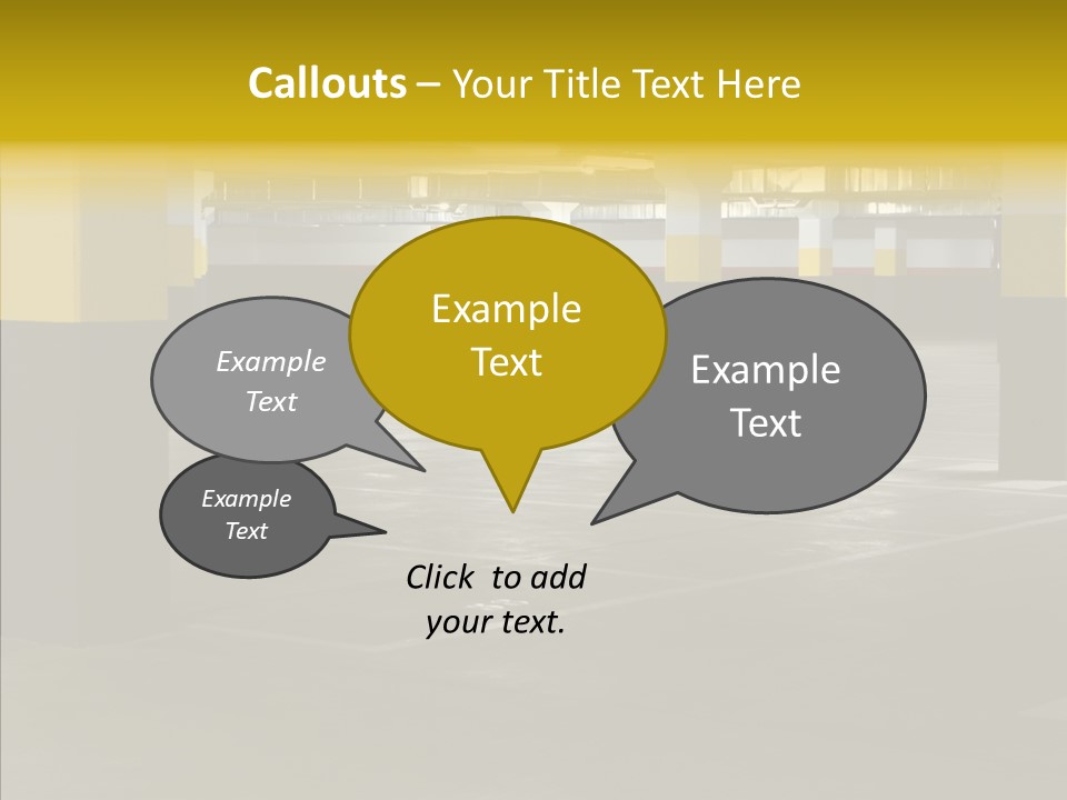 Concrete Shop Wide PowerPoint Template
