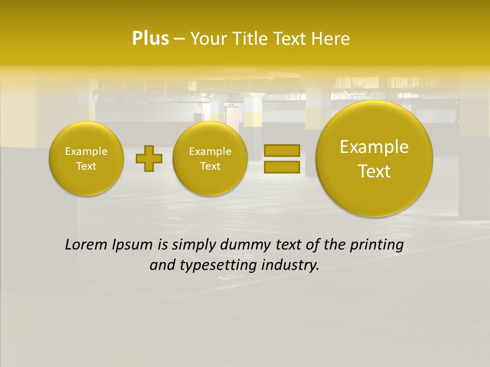 Concrete Shop Wide PowerPoint Template