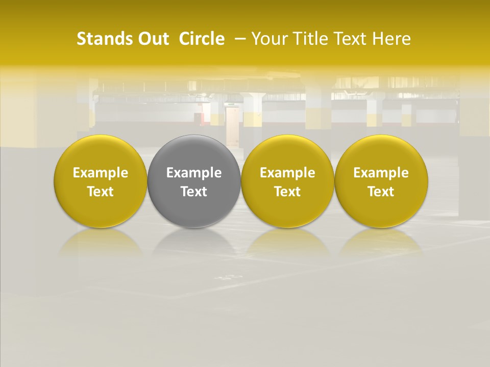 Concrete Shop Wide PowerPoint Template