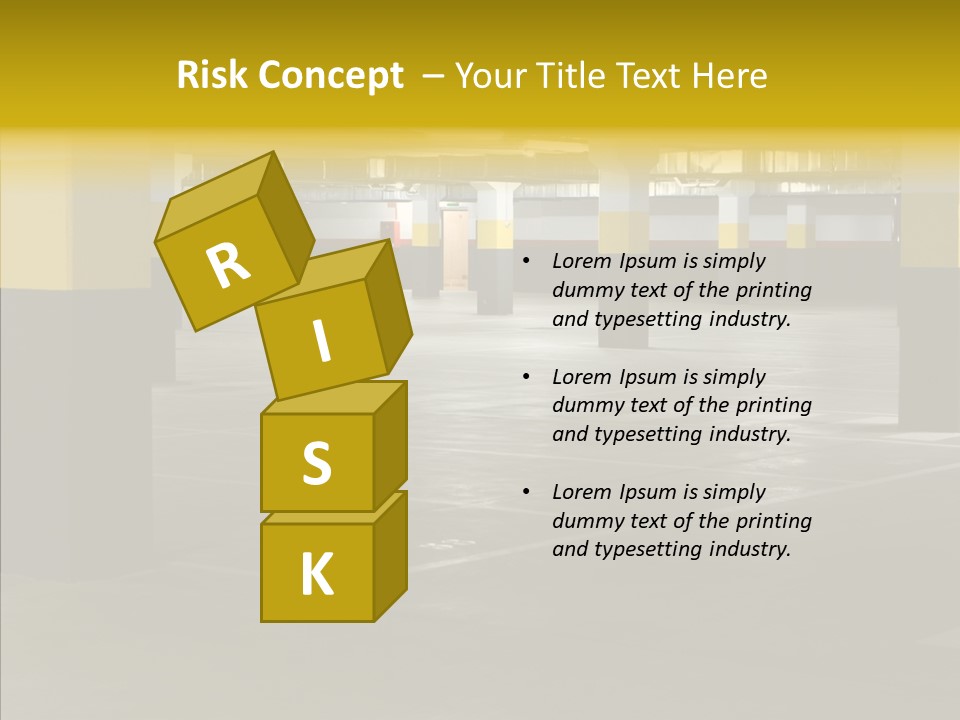 Concrete Shop Wide PowerPoint Template