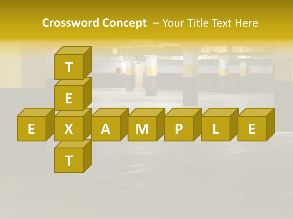 Concrete Shop Wide PowerPoint Template