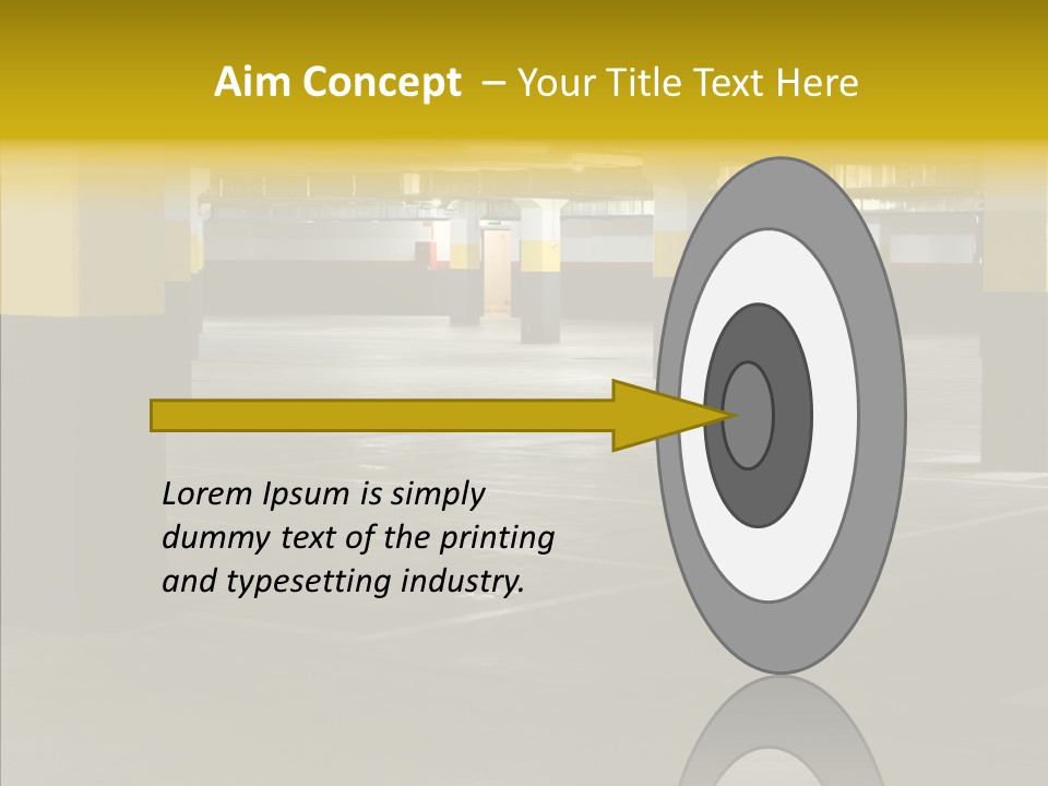 Concrete Shop Wide PowerPoint Template